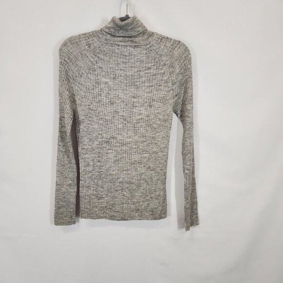 Brave Soul Knit Rollneck Sweater in Marled Gray -‎ Size Medium - Picture 3 of 6
